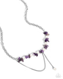 Paparazzi Nostalgically Noble - Purple Necklace