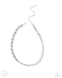 Paparazzi Abstract Advocate - Silver Necklace