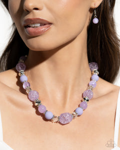 Paparazzi Whimsical Wager - Purple Necklace