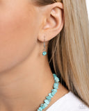 Paparazzi Longhorn Leader - Blue Necklace