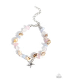 Paparazzi SAND-sational Statement - Pink Bracelet