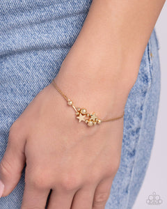 Paparazzi Stellar Specialty - Gold Bracelet