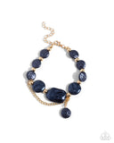 Paparazzi 5th Avenue Finesse - Blue Bracelet