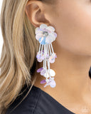 Paparazzi Floral Future - White Earring