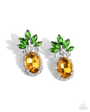 Paparazzi Prismatic Pineapple - Yellow Earring