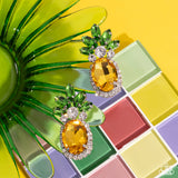 Paparazzi Prismatic Pineapple - Yellow Earring