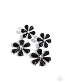 Paparazzi A Blast of Blossoms - Black Earring