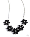 Paparazzi Floral Fun - Black Necklace