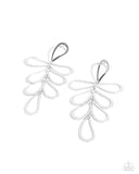 Paparazzi Compound Class - Silver Post Earrings