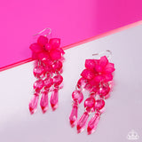 Paparazzi Hawaiian Hallmark - Pink Earring