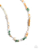 Paparazzi Beachy Beginner - Green Necklace