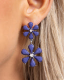 Paparazzi A Blast of Blossoms - Blue Earring