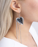 Paparazzi Sweetheart Specialty - Black Earring