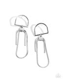 Paparazzi Minimalistic Maven - Silver Earring