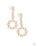 Paparazzi Celestial Chic - Gold Earring