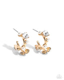 Paparazzi Dazzling Daydream - Gold Earring