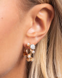 Paparazzi Dazzling Daydream - Gold Earring