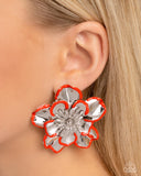 Paparazzi Merry Model - Red Earring