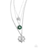 Paparazzi Anchor Arrangement - Green Necklace