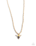 Paparazzi Bees Knees - Gold Necklace