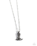 Paparazzi Collectable Cowboy - Silver Necklace