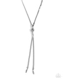 Paparazzi Corporate Cascade - Silver Necklace