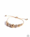 Paparazzi Steampunk Season - Gold Bracelet