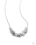 Paparazzi Gilded Gift - White Necklace