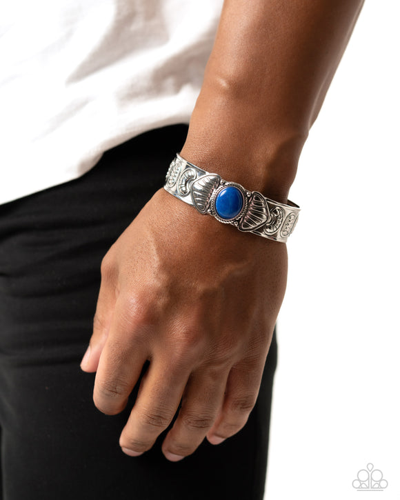 Paparazzi Academically Artisan - Blue Bracelet