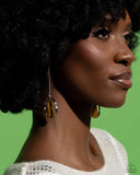 Paparazzi Serendipitous Stones - Brown Earring
