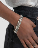 Paparazzi Serendipitous Strands - Silver Bracelet