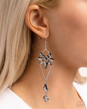 Paparazzi Shoulder-Dusting Shimmer - Silver Earring