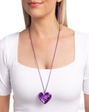 Paparazzi Valentines View - Purple Necklace