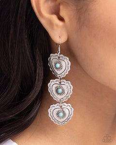 Paparazzi Vintage Allure - Blue Earring