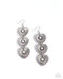 Paparazzi Vintage Allure - White Earring