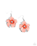 Paparazzi Floral Flavor - Orange Earring
