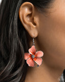 Paparazzi Floral Flavor - Orange Earring