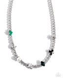 Paparazzi Vegas Vault - Green Necklace