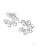 Paparazzi Floral Fame - Silver Earring