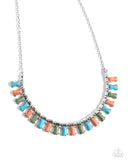 Paparazzi Stony Shimmer - Blue Necklace