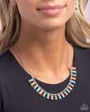 Paparazzi Stony Shimmer - Blue Necklace