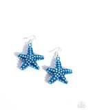 Paparazzi Skilled Starfish - Blue Earring