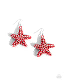 Paparazzi Skilled Starfish - Orange Earring