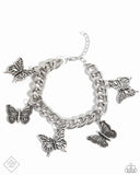 Paparazzi Aerial Ambience - Silver Bracelet