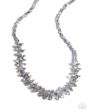 Paparazzi Flickering Fashion - Silver Necklace