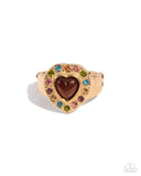 Paparazzi Sympathetic Shimmer - Brown Ring