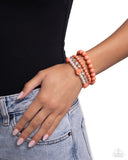 Paparazzi Rosy Retrospection - Orange Bracelet