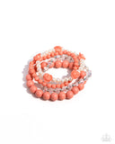 Paparazzi Rosy Retrospection - Orange Bracelet