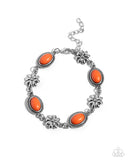 Paparazzi Earthy Estate - Orange Bracelet