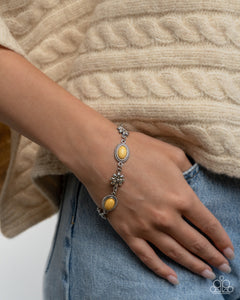 Paparazzi Earthy Estate - Yellow Bracelet